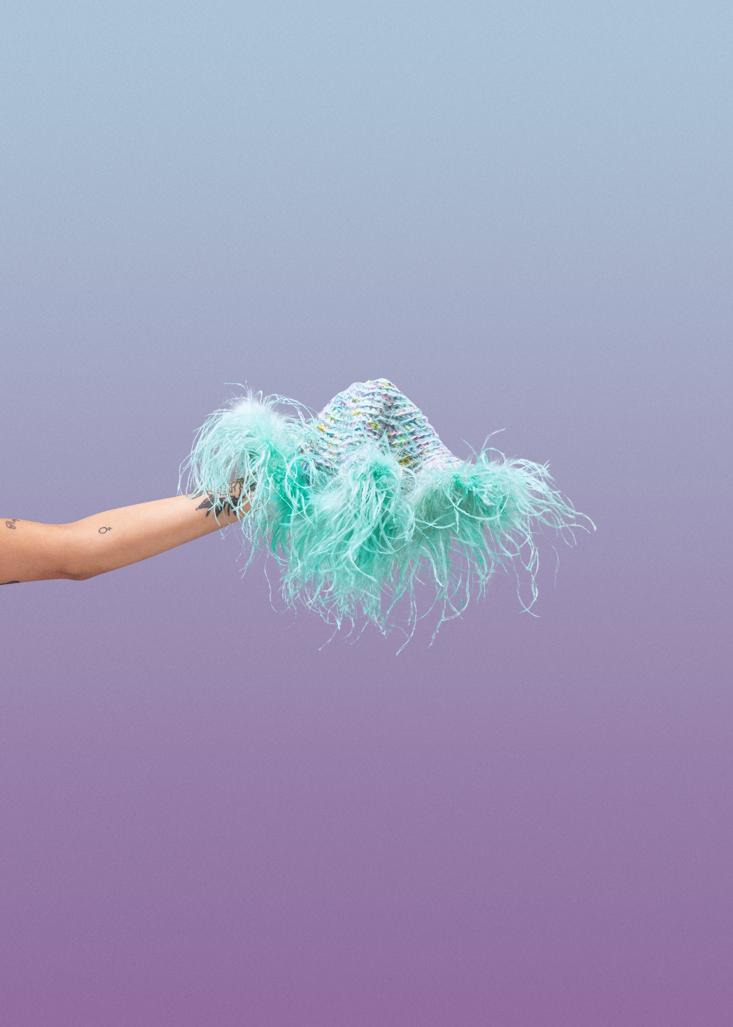 Feather Hat in Ocean Drive