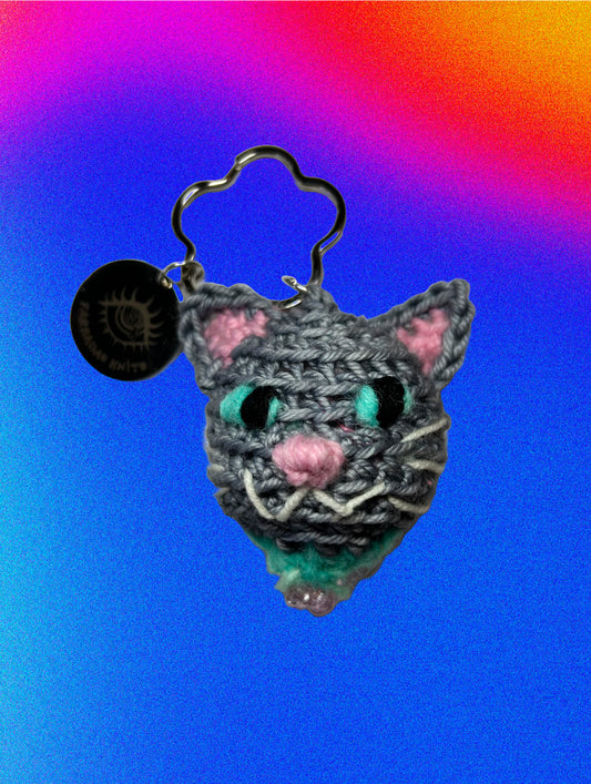 Nimbo Cat Crochet Keychain Pre-Order