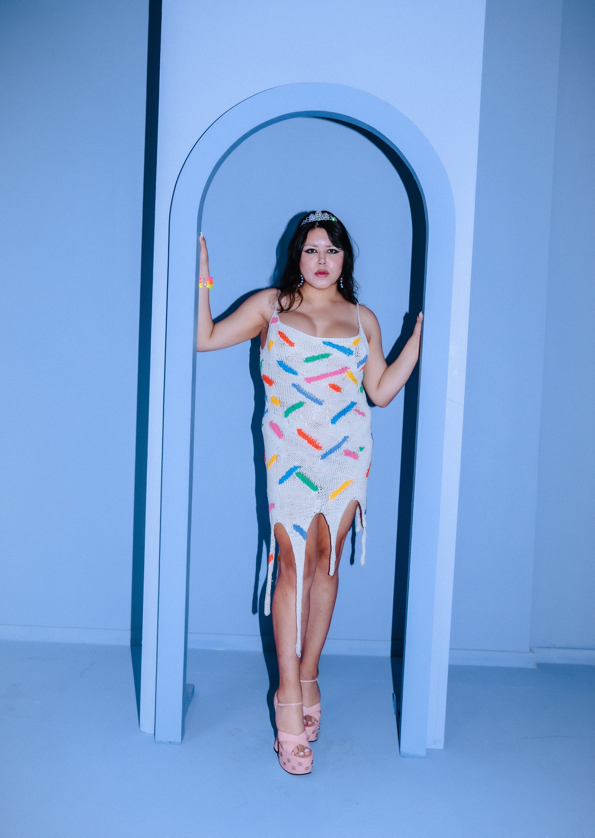 Melting Ice Cream Dress Farradas Knits Melting Ice Cream Dress Farradas Knits