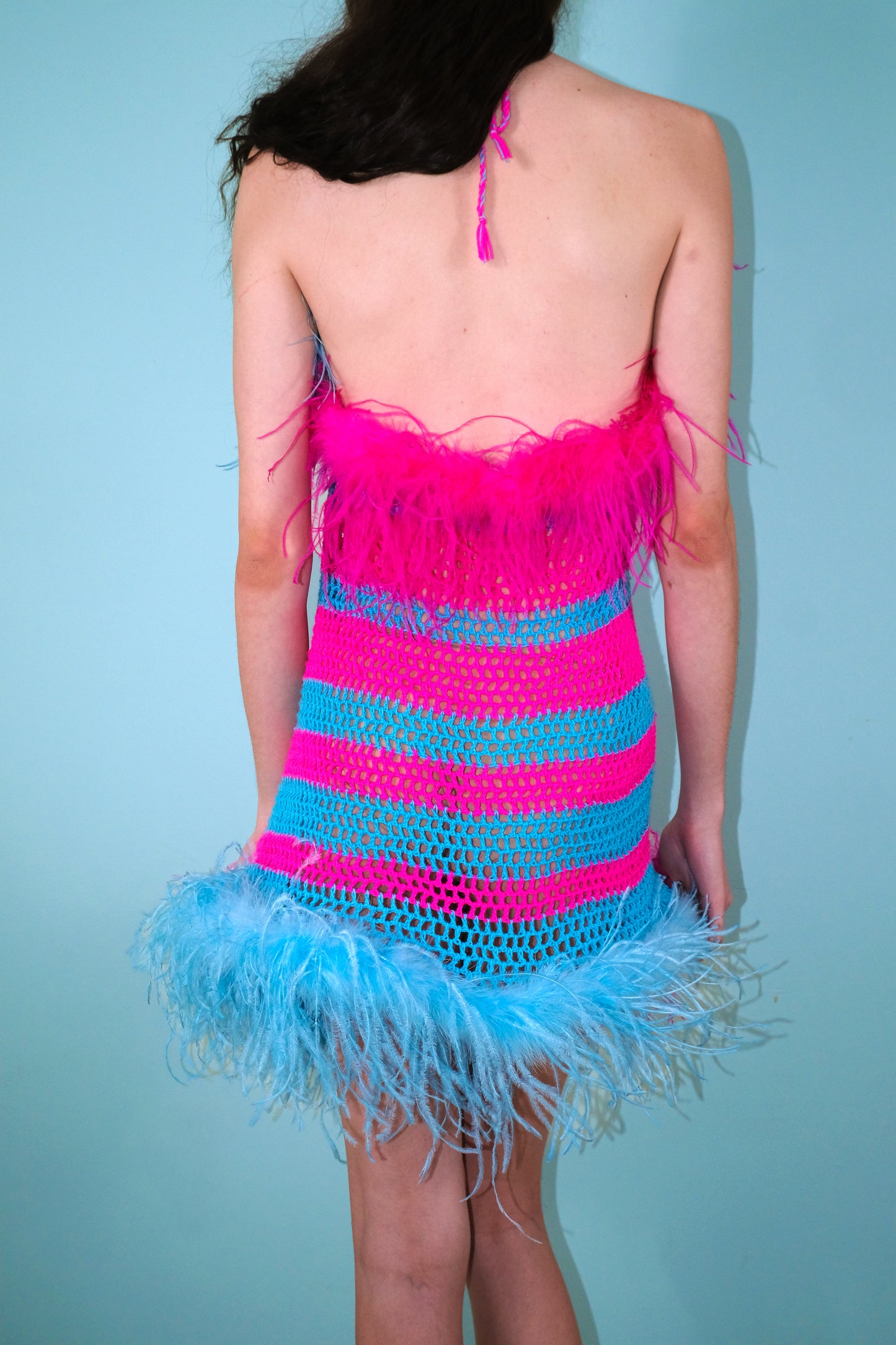 Technicolor Hibiscus Dress